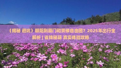 朝阳到厦门和贵楼自由团