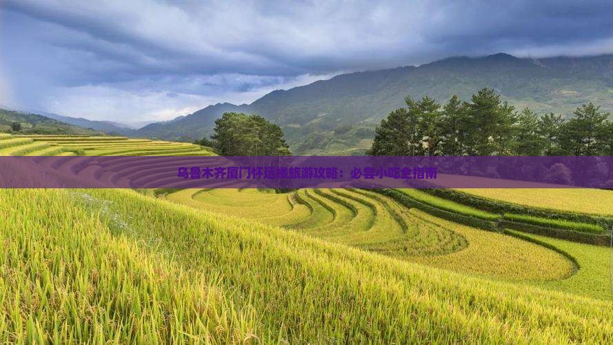 乌鲁木齐去厦门怀远楼旅游小吃