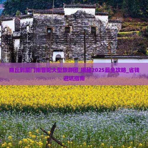 商丘到厦门南普陀大型旅游团