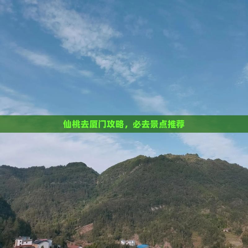 仙桃去厦门哪里玩