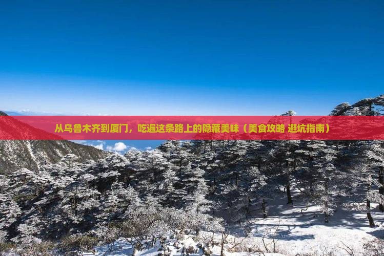 乌鲁木齐到厦门旅游小吃