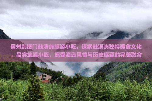 宿州到厦门鼓浪屿旅游小吃