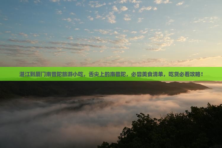 湛江到厦门南普陀旅游小吃