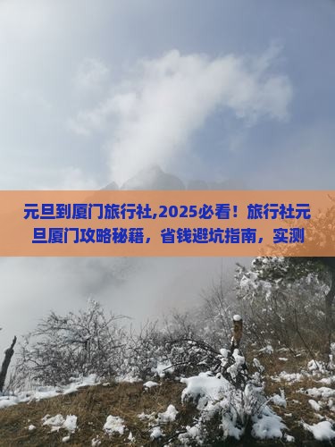 元旦到厦门旅行社