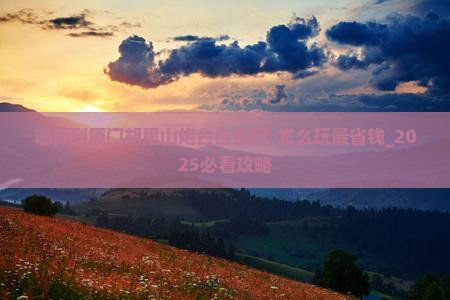 临夏到厦门胡里山炮台自由团