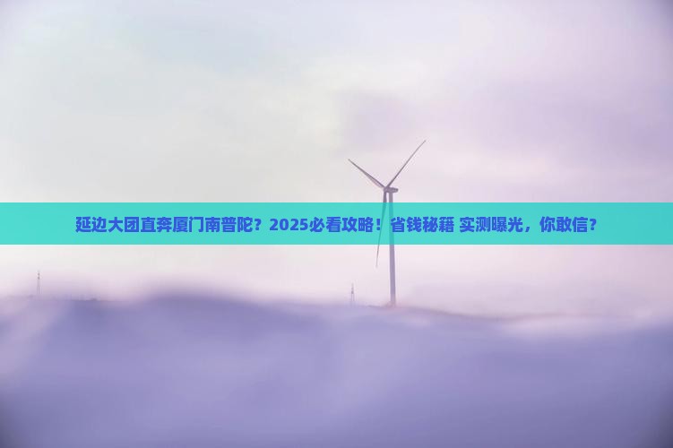 延边到厦门南普陀大型旅游团