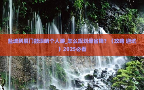 盐城到厦门鼓浪屿个人游