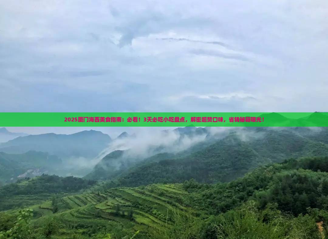海西到厦门旅游小吃