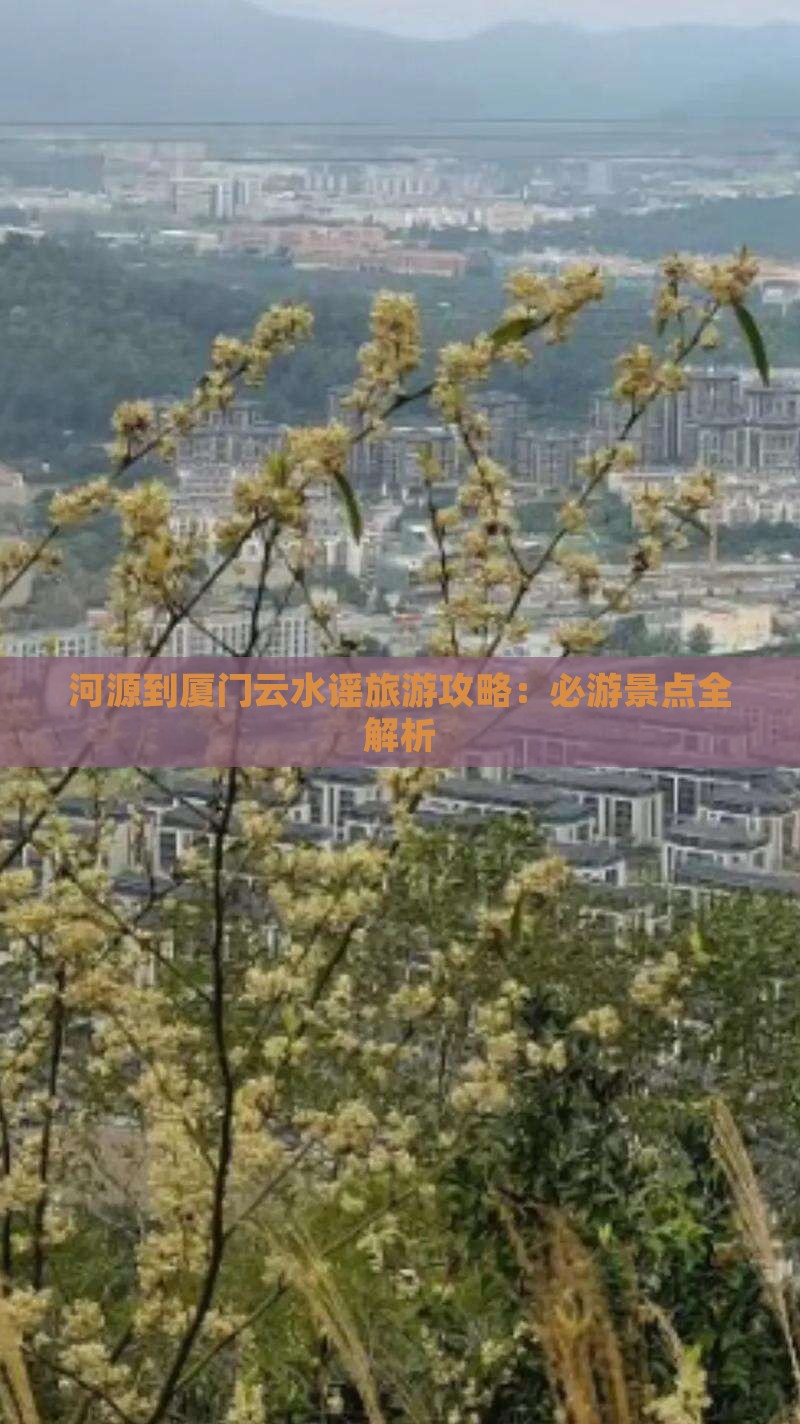 河源去厦门云水谣团体旅游