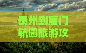 泰州到厦门毓园哪里玩