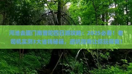 河池去厦门南普陀四日游