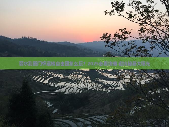 丽水到厦门怀远楼自由团