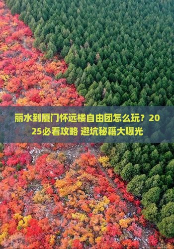 丽水到厦门怀远楼自由团