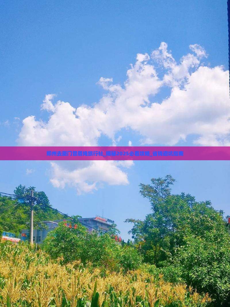 郑州去厦门曾厝埯旅行社