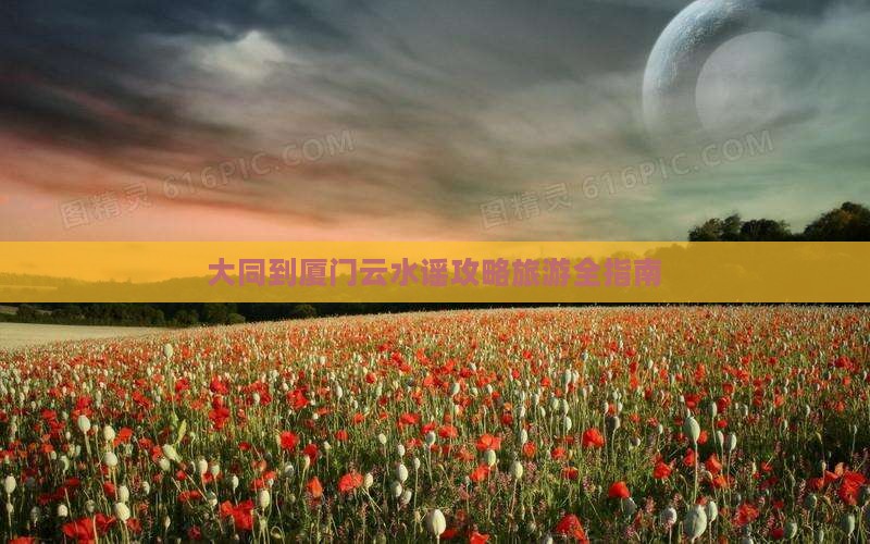 大同到厦门云水谣门票