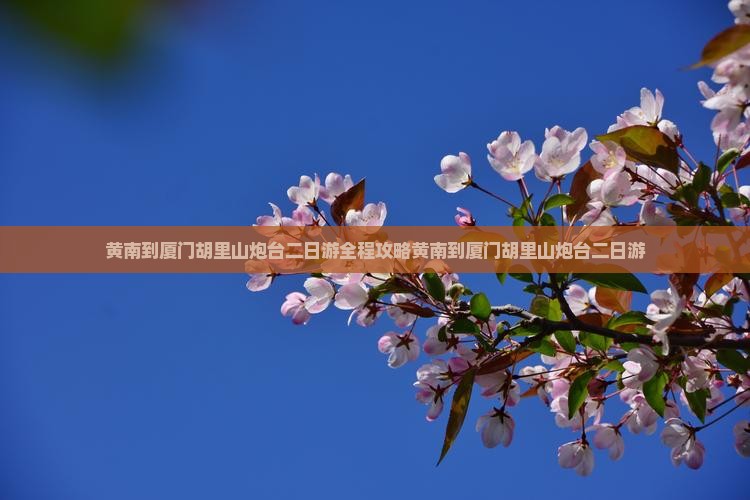 黄南到厦门胡里山炮台二日游