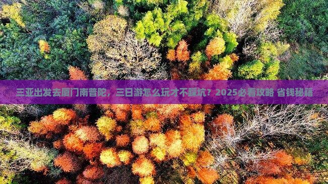 三亚去厦门南普陀三日游