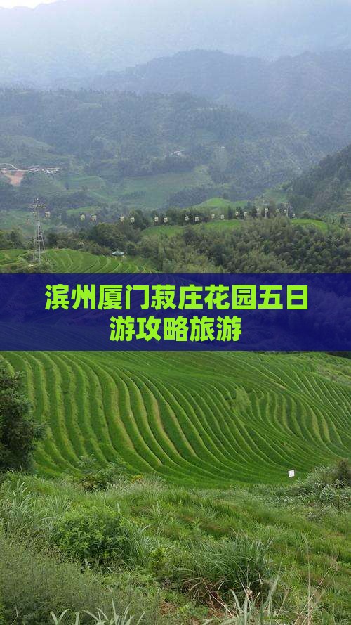 滨州到厦门菽庄花园五日游