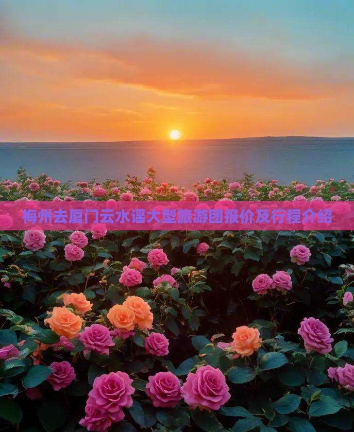梅州去厦门云水谣大型旅游团