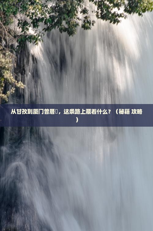甘孜到厦门曾厝埯景点