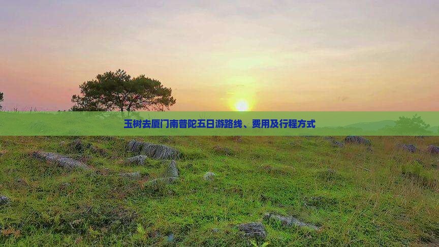 玉树去厦门南普陀五日游