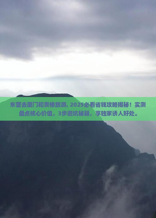 东营去厦门和贵楼旅游