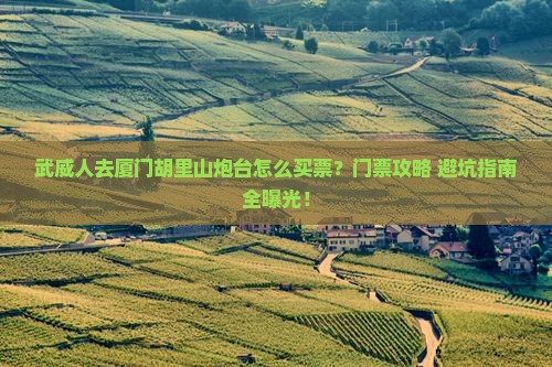 武威去厦门胡里山炮台门票