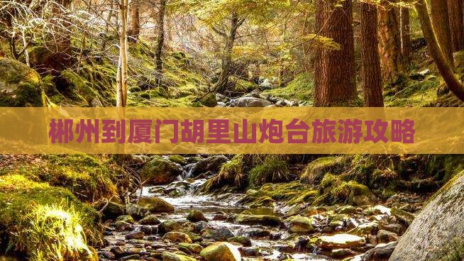 郴州到厦门胡里山炮台哪里玩