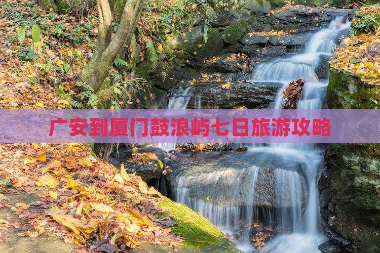 广安到厦门鼓浪屿七日游