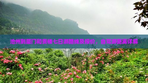 沧州到厦门和贵楼七日游