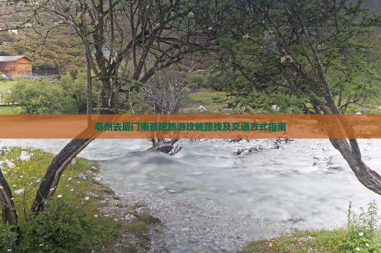 亳州去厦门南普陀旅游