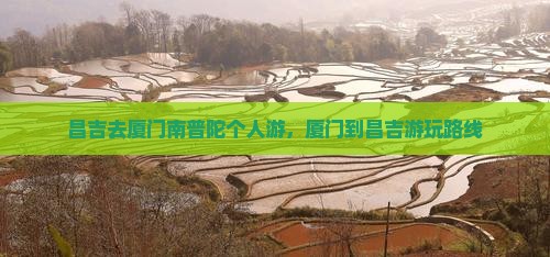 昌吉去厦门南普陀个人游