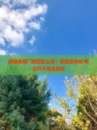 桐城去厦门毓园旅行社