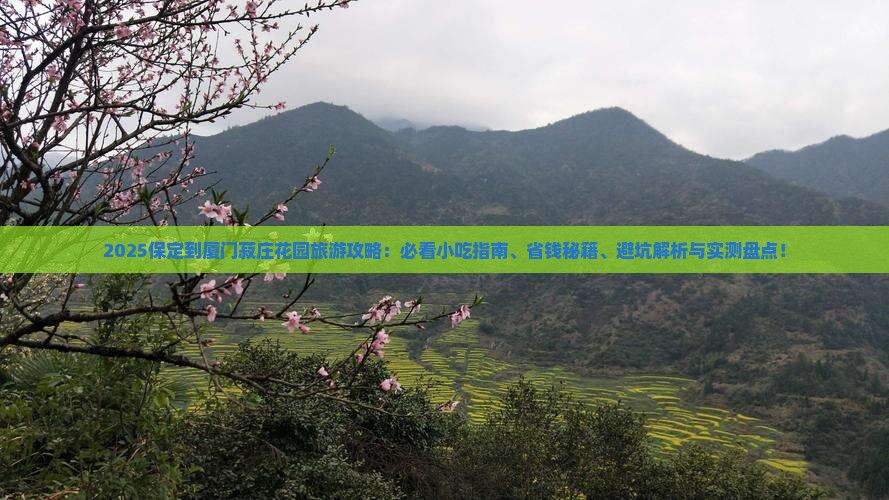 保定到厦门菽庄花园旅游小吃