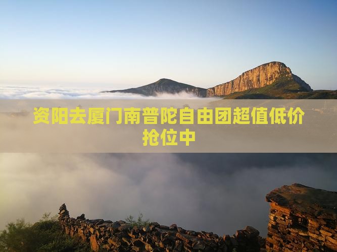 资阳去厦门南普陀自由团