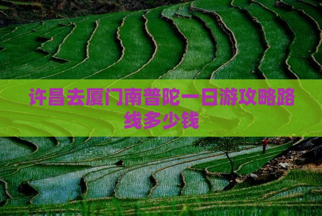 许昌去厦门南普陀一日 许昌去厦门南普陀一日