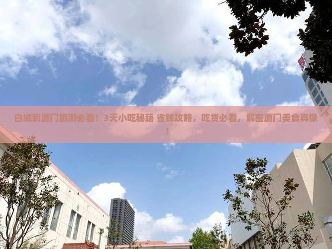 白城到厦门旅游小吃