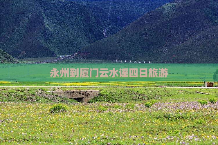 永州去厦门云水谣四日游