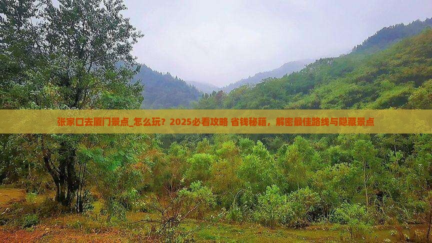 张家口去厦门景点
