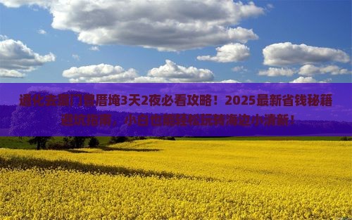 通化去厦门曾厝埯攻略