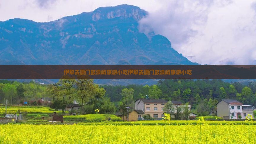 伊犁去厦门鼓浪屿旅游小吃