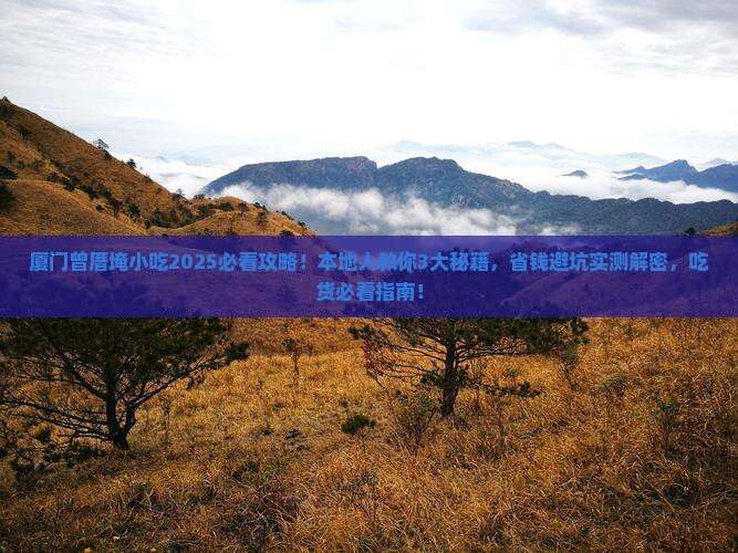 楚雄去厦门曾厝埯旅游小吃
