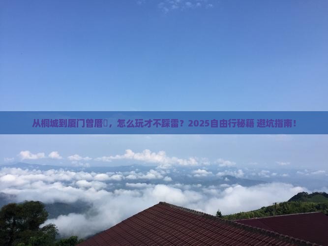 桐城到厦门曾厝埯自由行