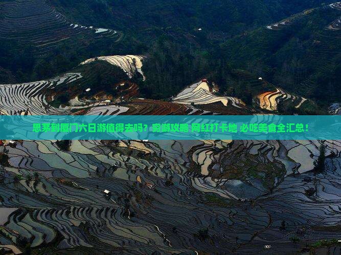 思茅到厦门六日游