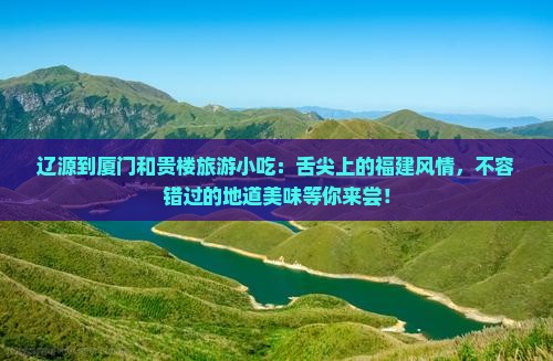 辽源到厦门和贵楼旅游小吃