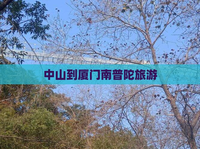 中山到厦门南普陀旅行社