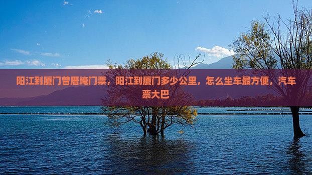 阳江到厦门曾厝埯门票