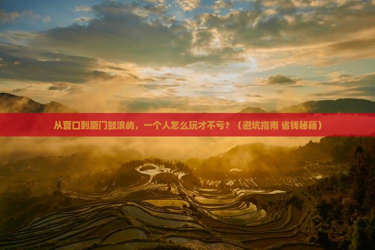 营口去厦门鼓浪屿个人游