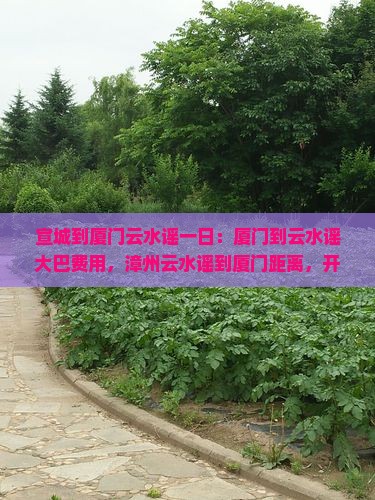 宣城到厦门云水谣一日