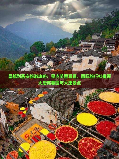 昌都到西安大唐芙蓉园景点